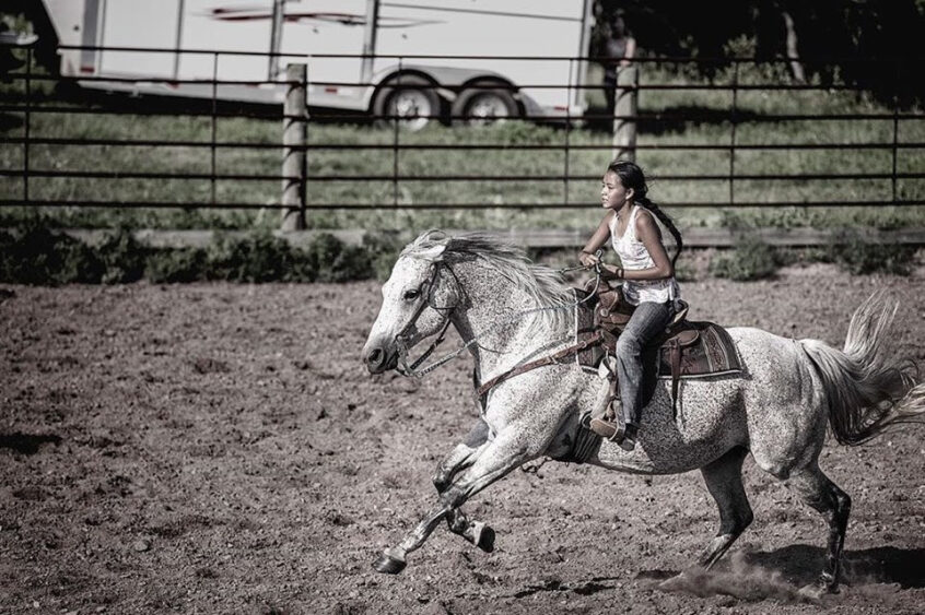Native Girl Rodeo Hope For Native American Youth - Tribal Trust Foundation